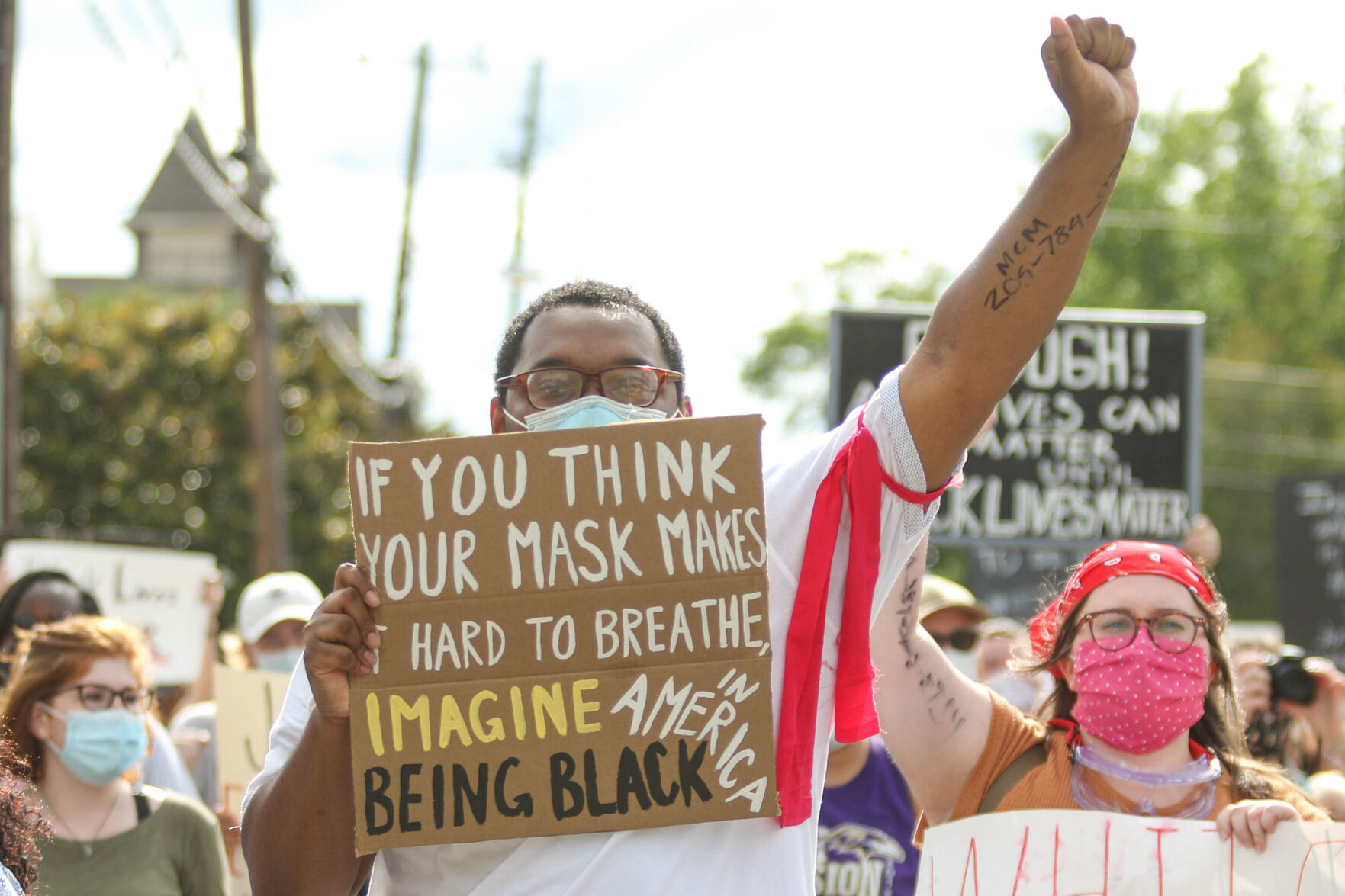 Auburn Students & Community for Change protest and march